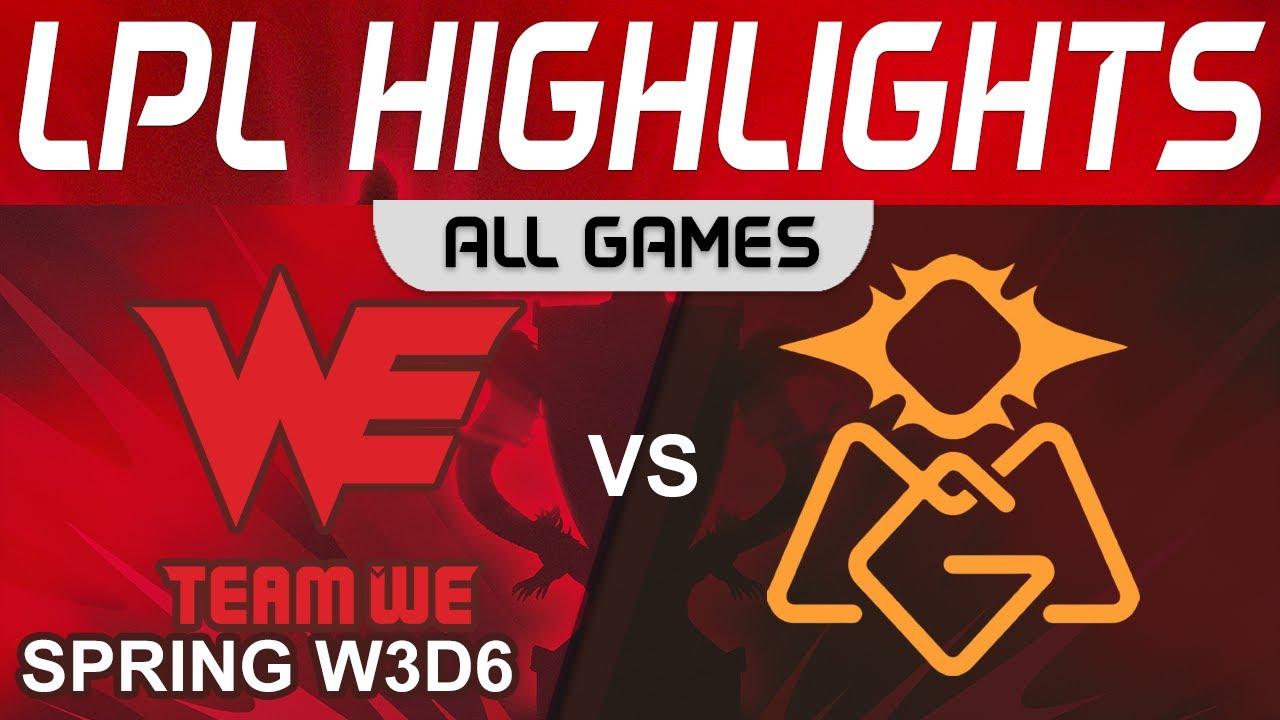 WE vs OMG Highlights ALL GAMES LPL Spring Season 2023 W3D6 Team WE vs Oh My God by Onivia thumbnail