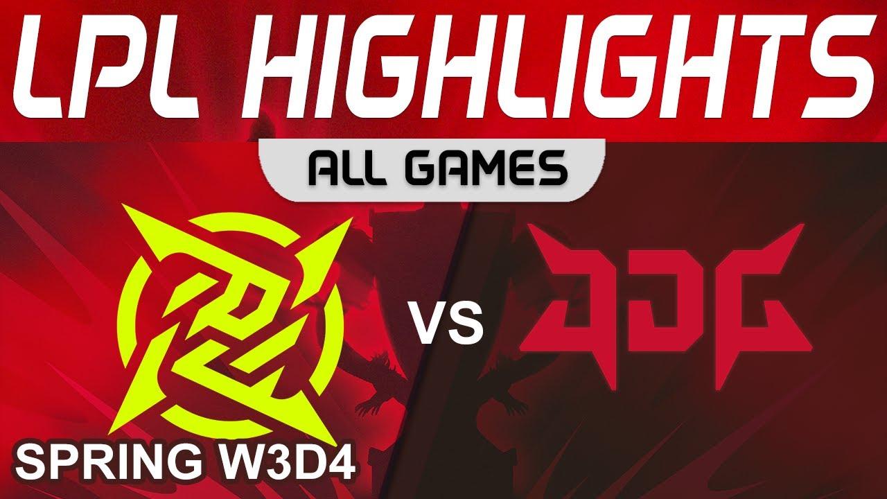 NIP vs JDG Highlights ALL GAMES LPL Spring Season 2023 W3D4 Ninjas in Pyjamas vs JD Gaming by Onivia thumbnail