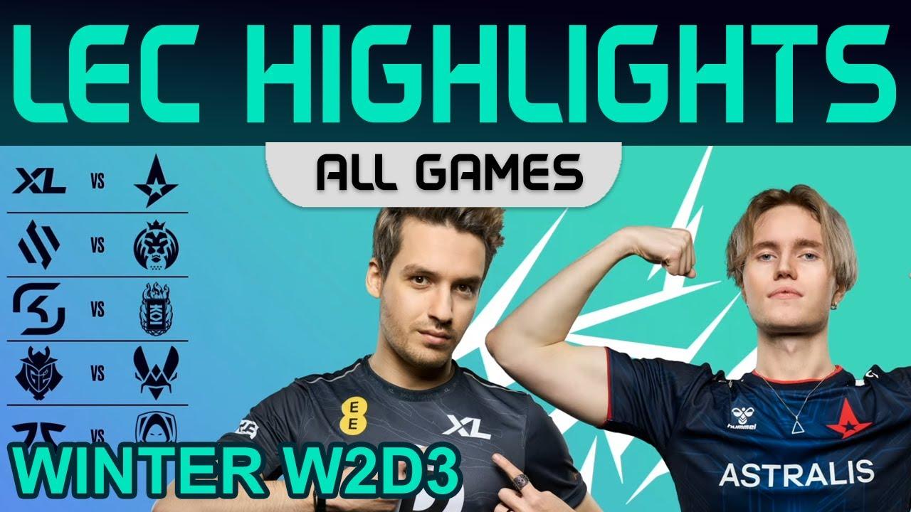 LEC Highlights Week2 Day3 LEC Winter 2023 All Games By Onivia thumbnail