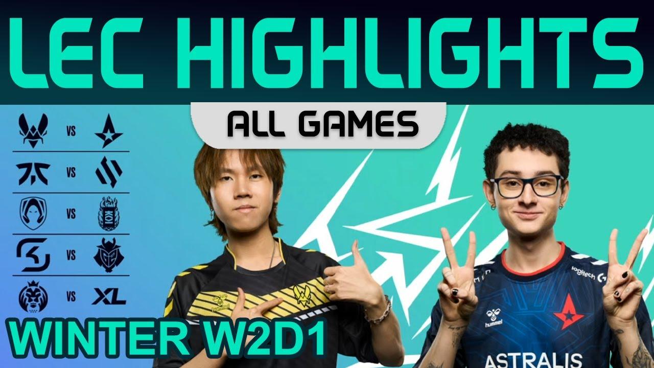 LEC Highlights Week2 Day1 LEC Winter 2023 All Games By Onivia thumbnail