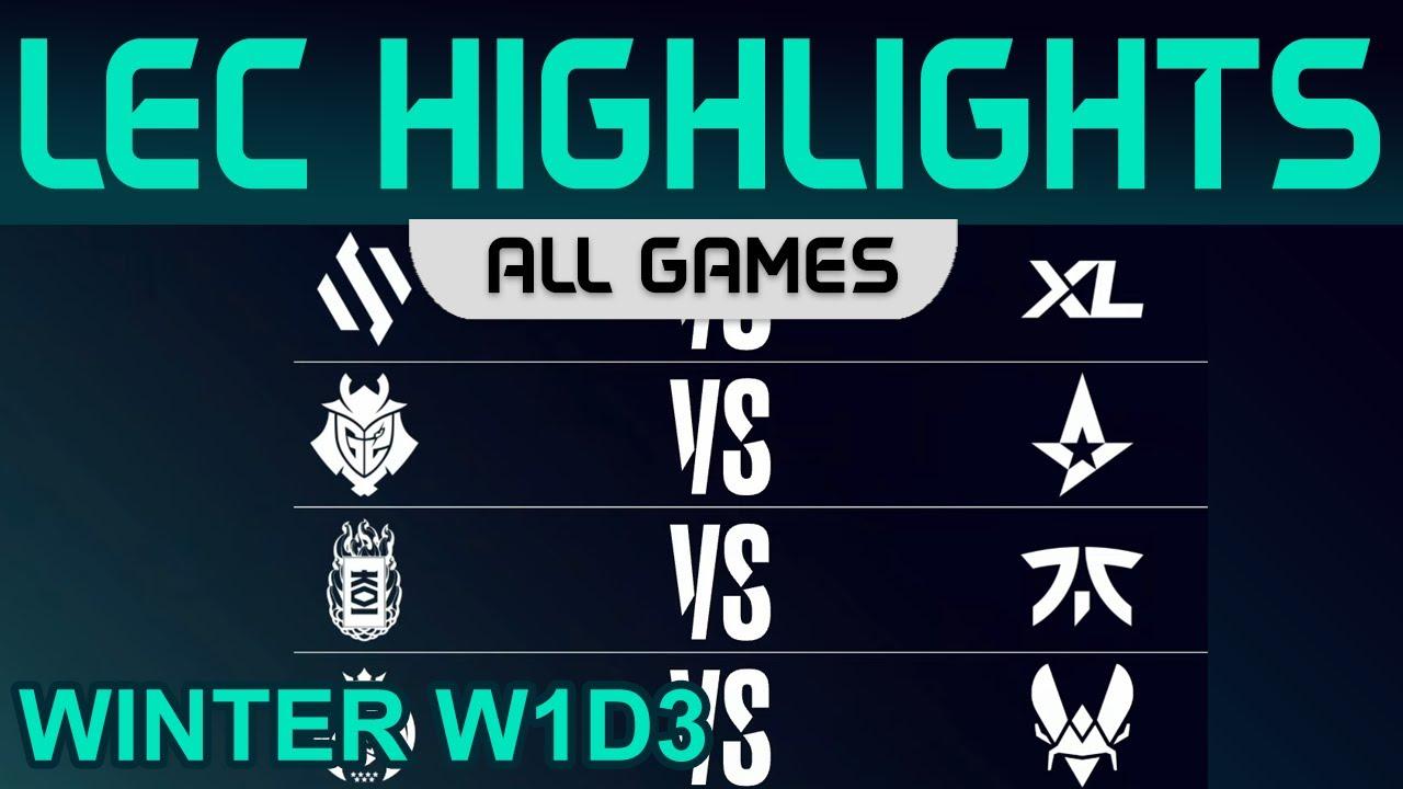 LEC Highlights Week1 Day3 LEC Winter 2023 All Games By Onivia thumbnail