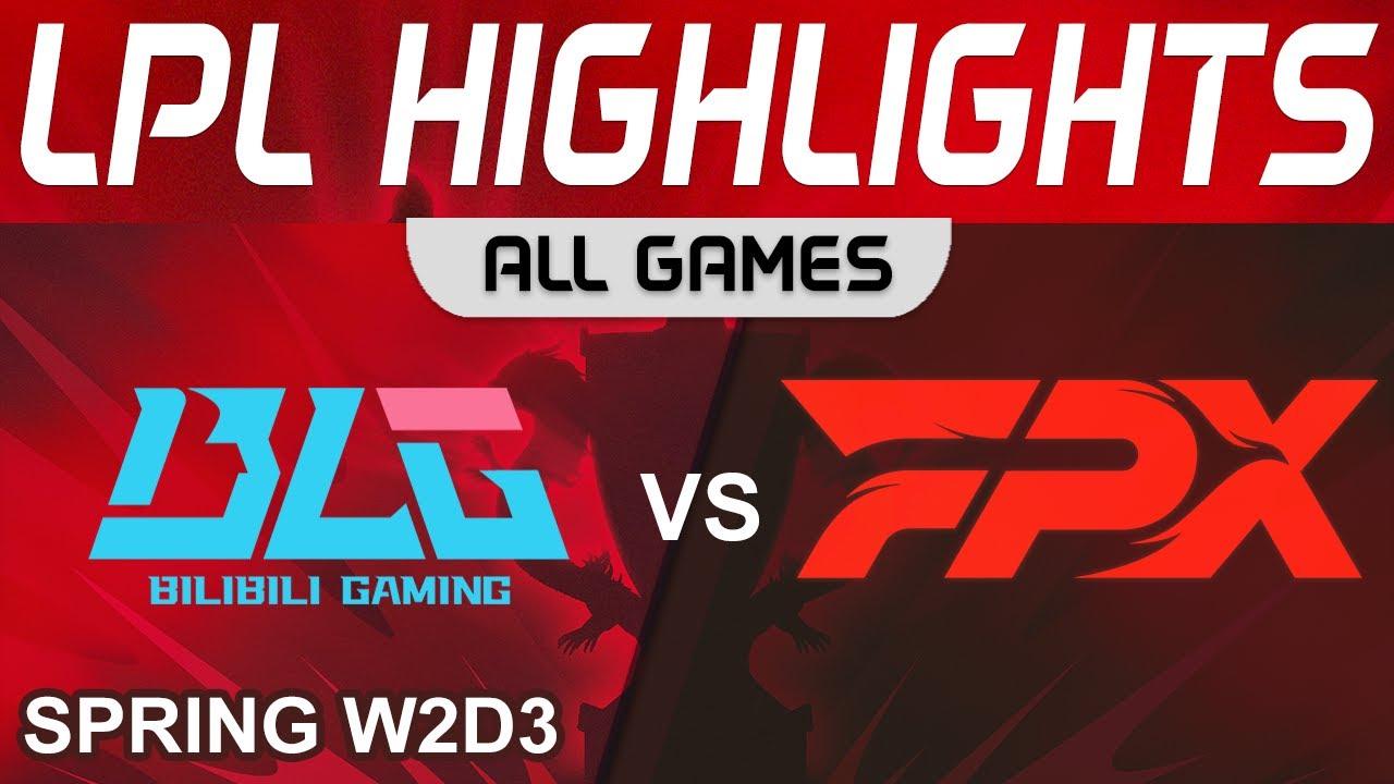 BLG vs FPX Highlights ALL GAMES LPL Spring Season 2023 W2D3 Bilibili Gaming vs FunPlus Phoenix by On thumbnail