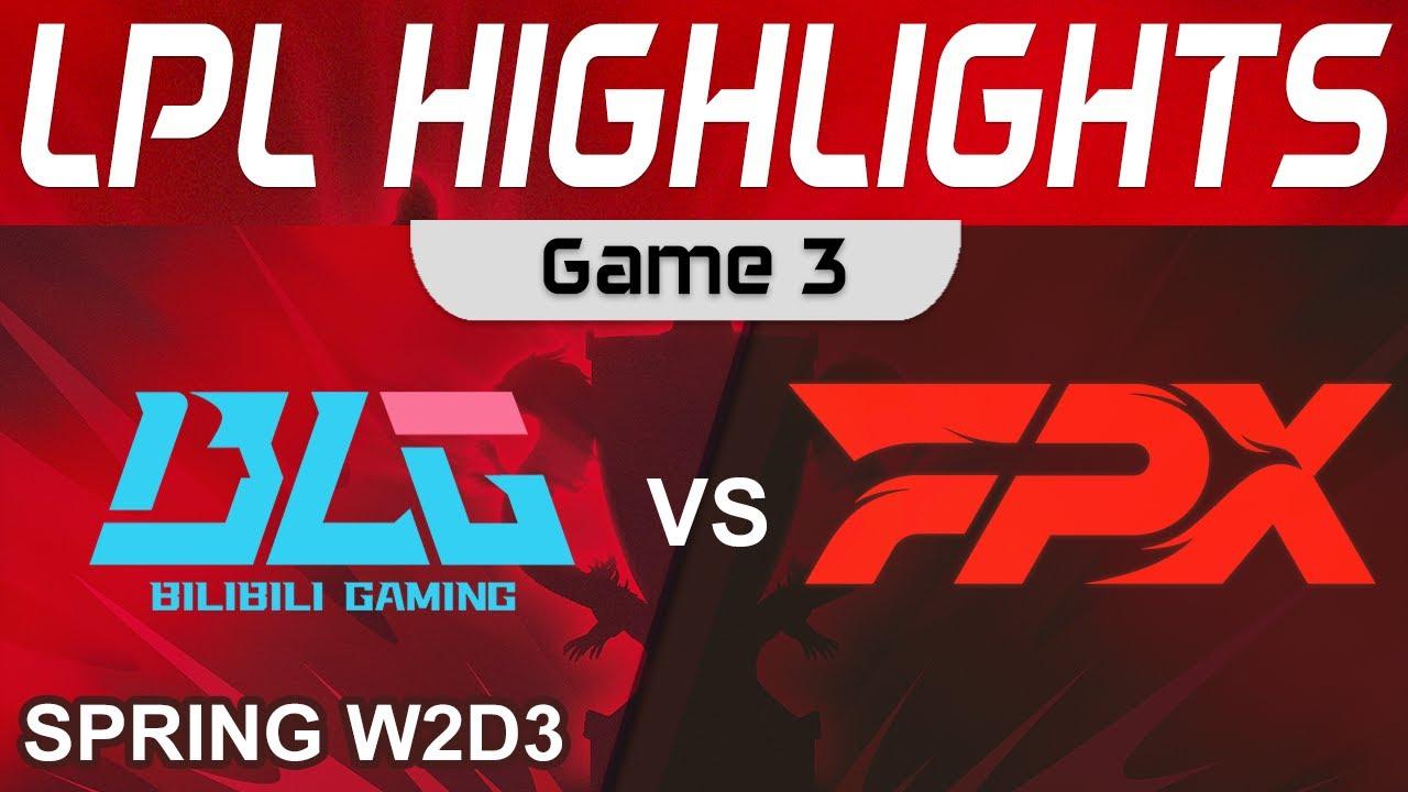 BLG vs FPX Highlights Game 3 LPL Spring Season 2023 W2D3 Bilibili Gaming vs FunPlus Phoenix by Onivi thumbnail