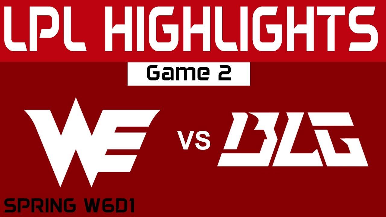 WE vs BLG Highlights Game 2 LPL Spring Split 2024 Team WE vs Bilibili Gaming by Onivia thumbnail