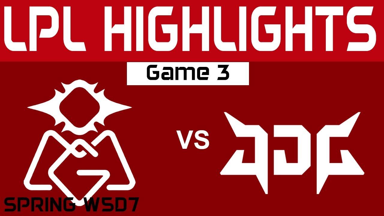 OMG vs JDG Highlights Game 3 LPL Spring Split 2024 Oh My God vs JD Gaming by Onivia thumbnail