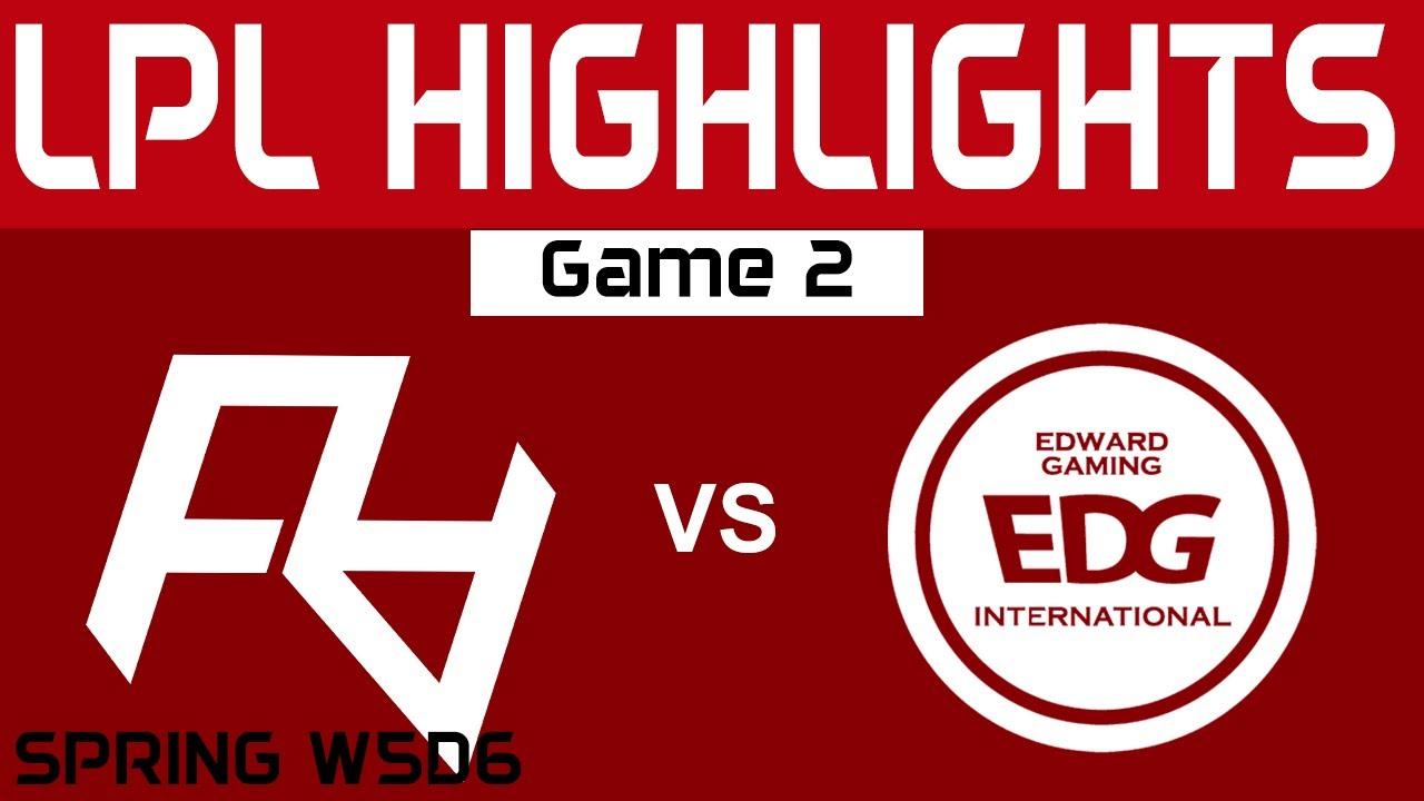 RA vs EDG Highlights Game 2 LPL Spring Split 2024 Rare Atom vs EDward Gaming by Onivia thumbnail