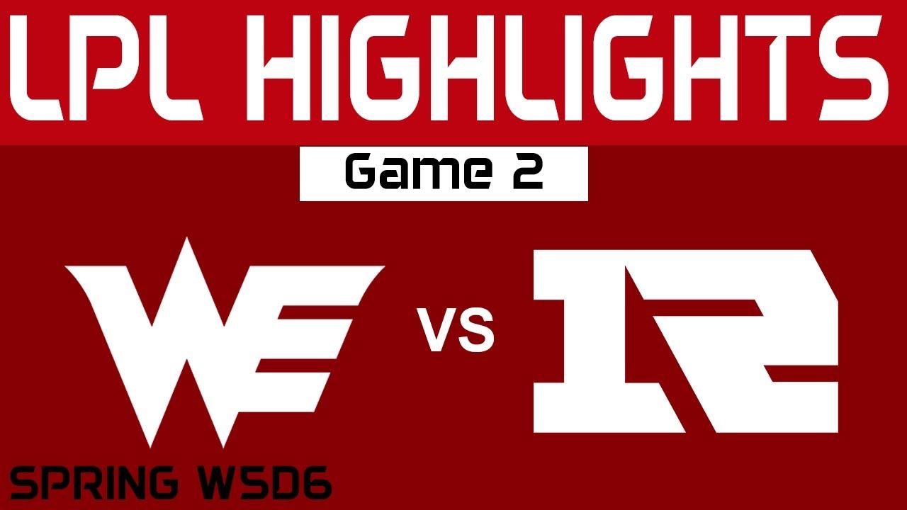 WE vs RNG Highlights Game 2 LPL Spring Split 2024 Team WE vs Royal Never Give Up by Onivia thumbnail