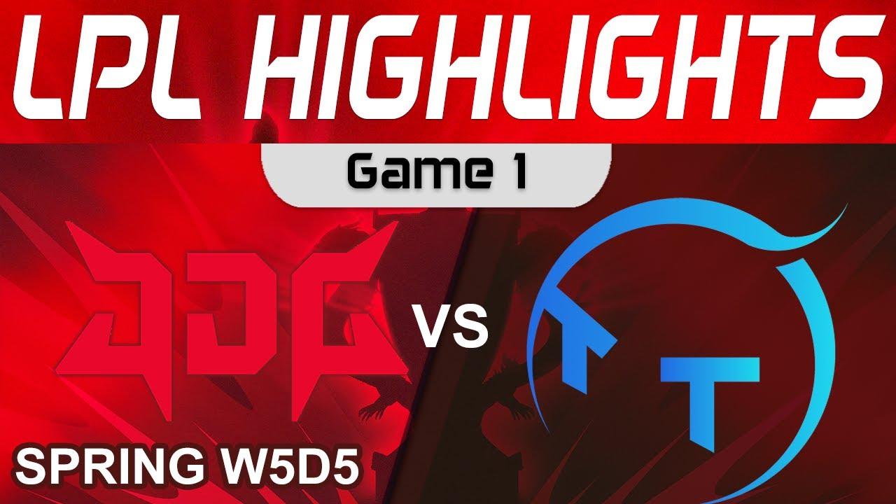 JDG vs TT  Highlights Game 1 LPL Spring Split 2024 JD Gaming vs TT Gaming by Onivia thumbnail