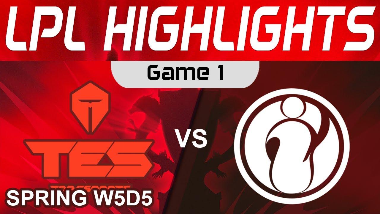 TES vs IG Highlights Game 1 LPL Spring Split 2024 Top Esports vs Invictus Gaming by Onivia thumbnail