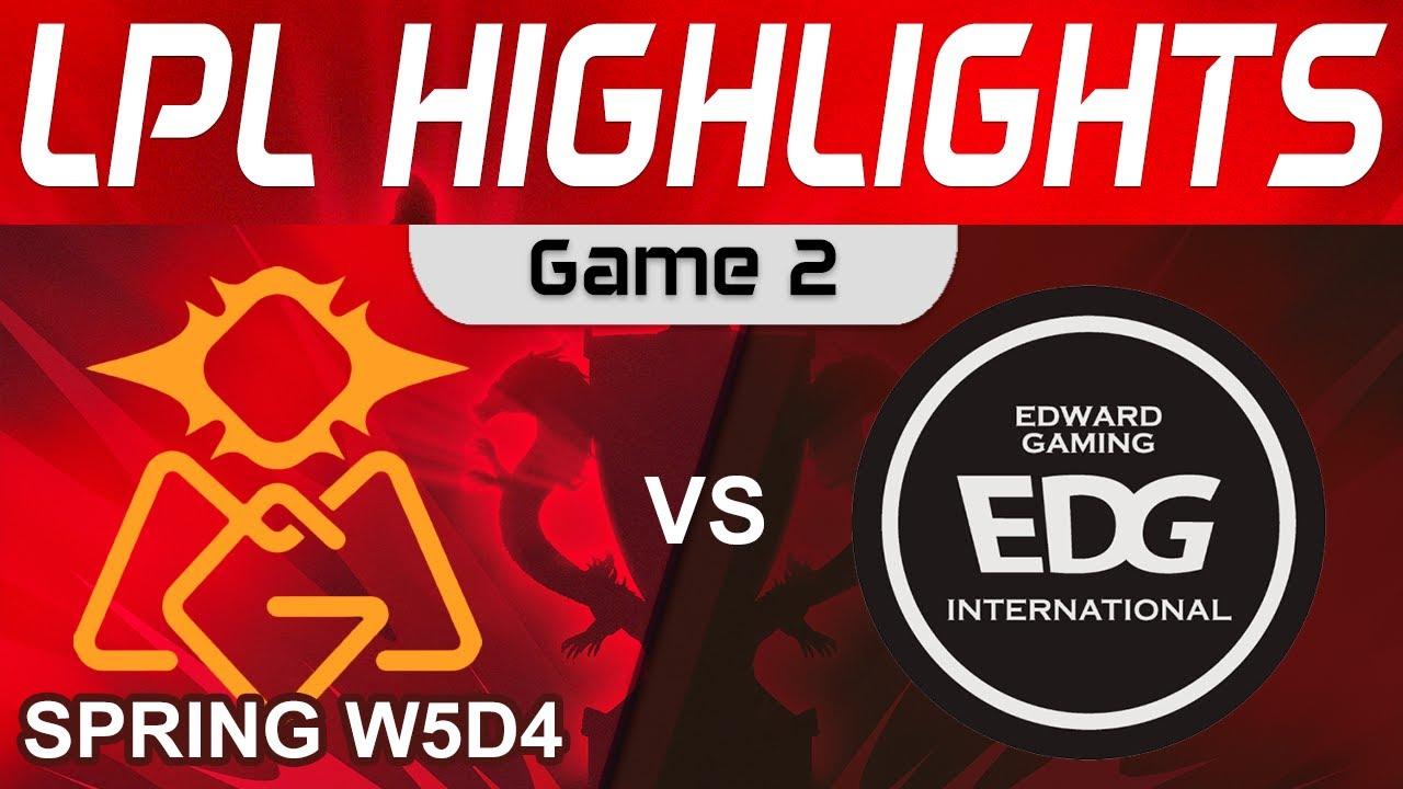 OMG vs EDG Highlights Game 2 LPL Spring Split 2024 Oh My God vs EDward Gaming by Onivia thumbnail