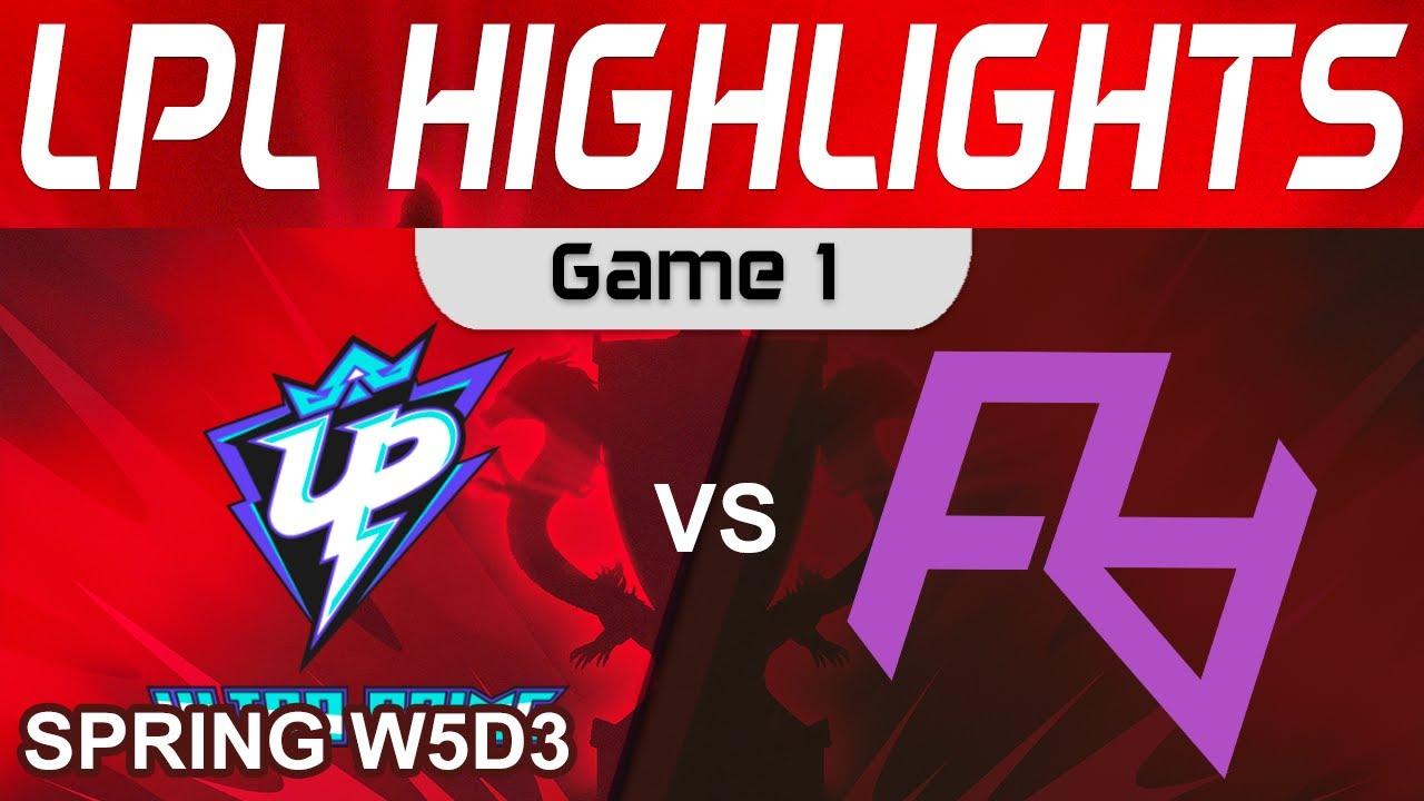 UP vs RA Highlights Game 1 LPL Spring Split 2024 Ultra Prime vs Rare Atom by Onivia thumbnail