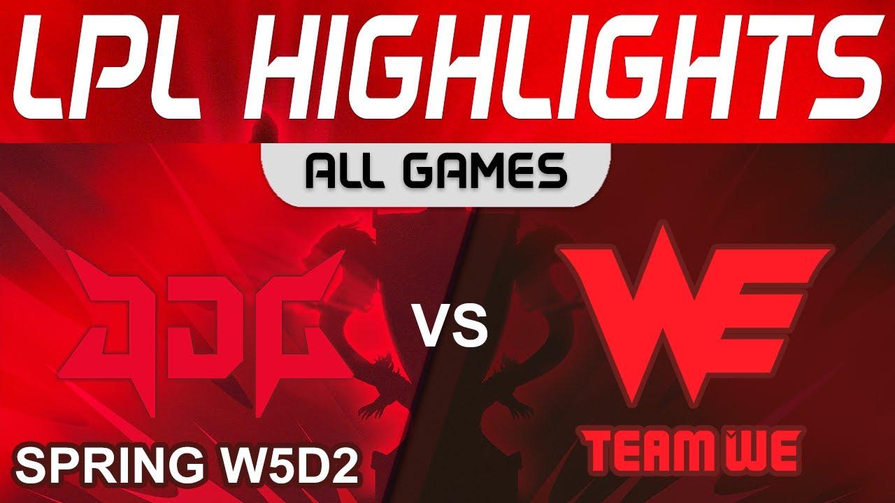 JDG vs WE Highlights ALL GAMES LPL Spring Split 2024 JD Gaming vs Team WE by Onivia thumbnail