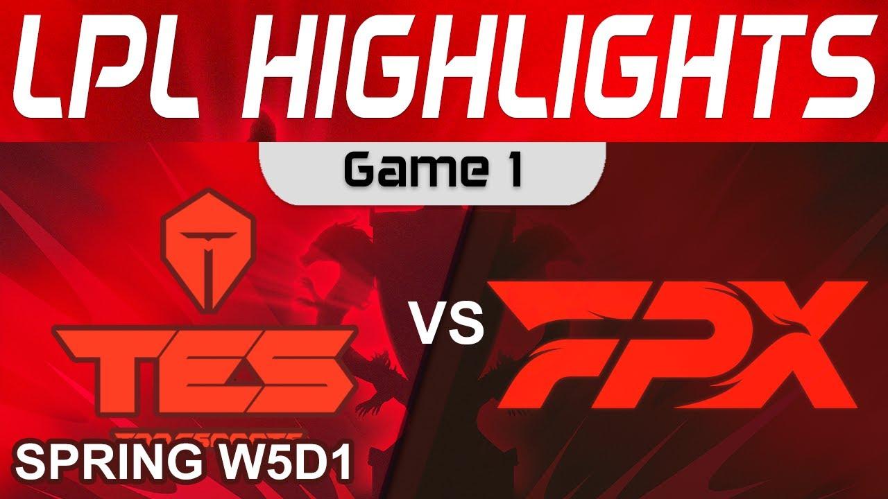 TES vs FPX Highlights Game 1 LPL Spring Split 2024 Top Esports vs FunPlus Phoenix by Onivia thumbnail