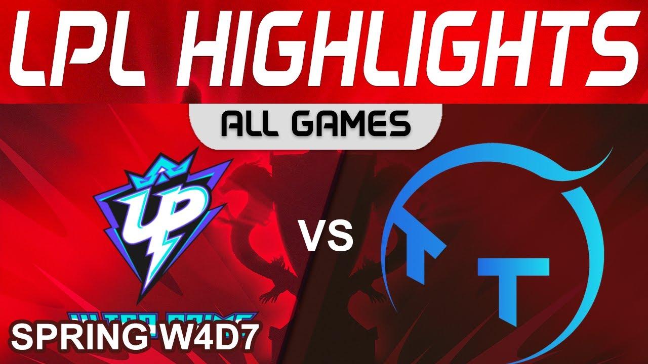 UP vs TT Highlights ALL GAMES LPL Spring Split 2024 Ultra Prime vs TT Gaming by Onivia thumbnail