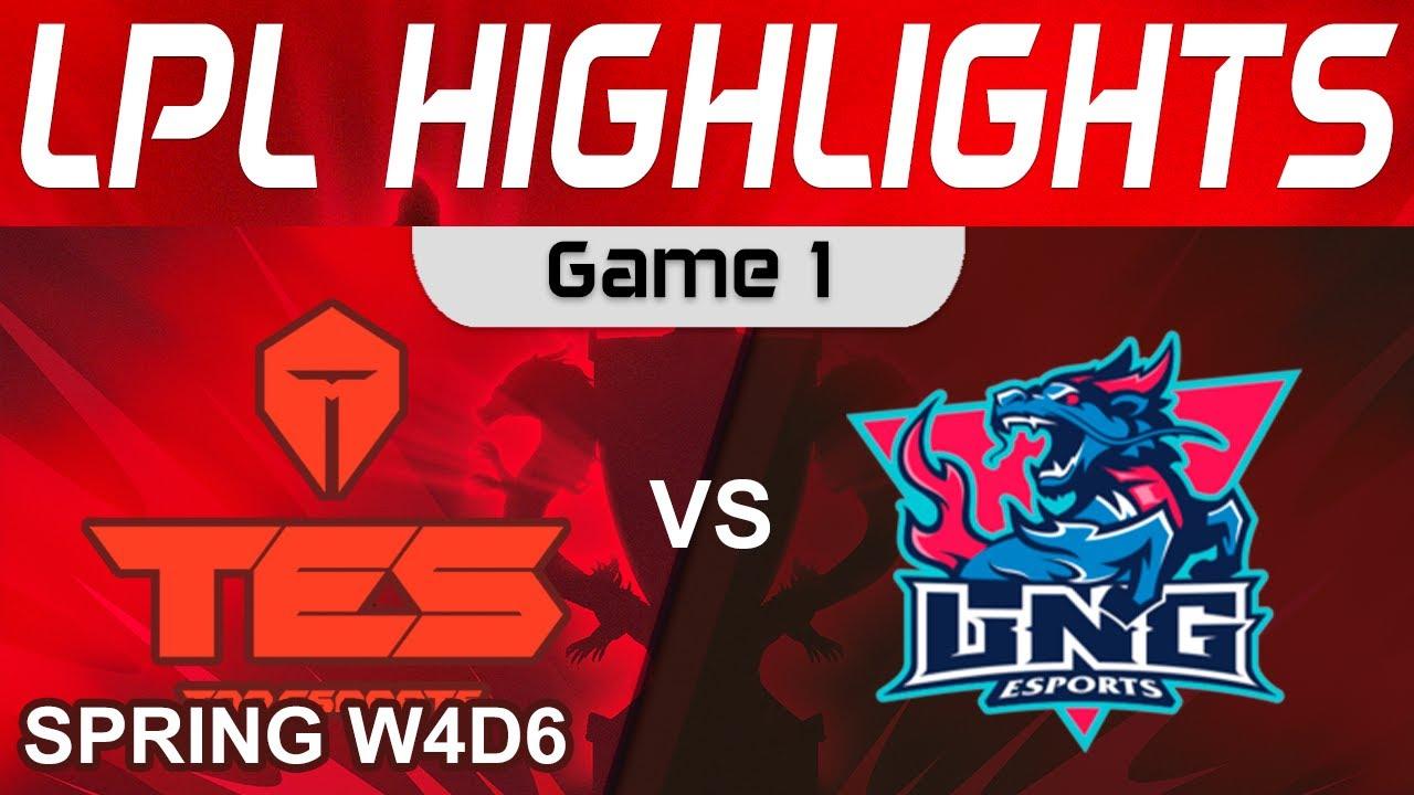 TES vs LNG Highlights Game 1 LPL Spring Split 2024 Top Esports vs LNG Esports by Onivia thumbnail