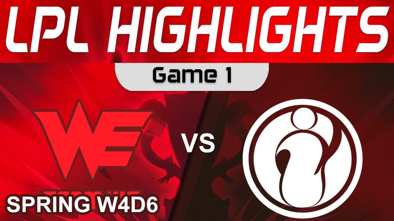 WE vs IG Highlights Game 1 LPL Spring Split 2024 Team WE vs Invictus Gaming by Onivia thumbnail