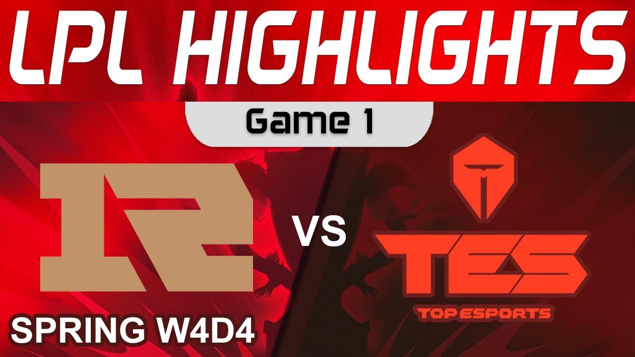 RNG vs TES Highlights Game 1 LPL Spring Split 2024 Royal Never Give Up vs Top Esports by Onivia thumbnail