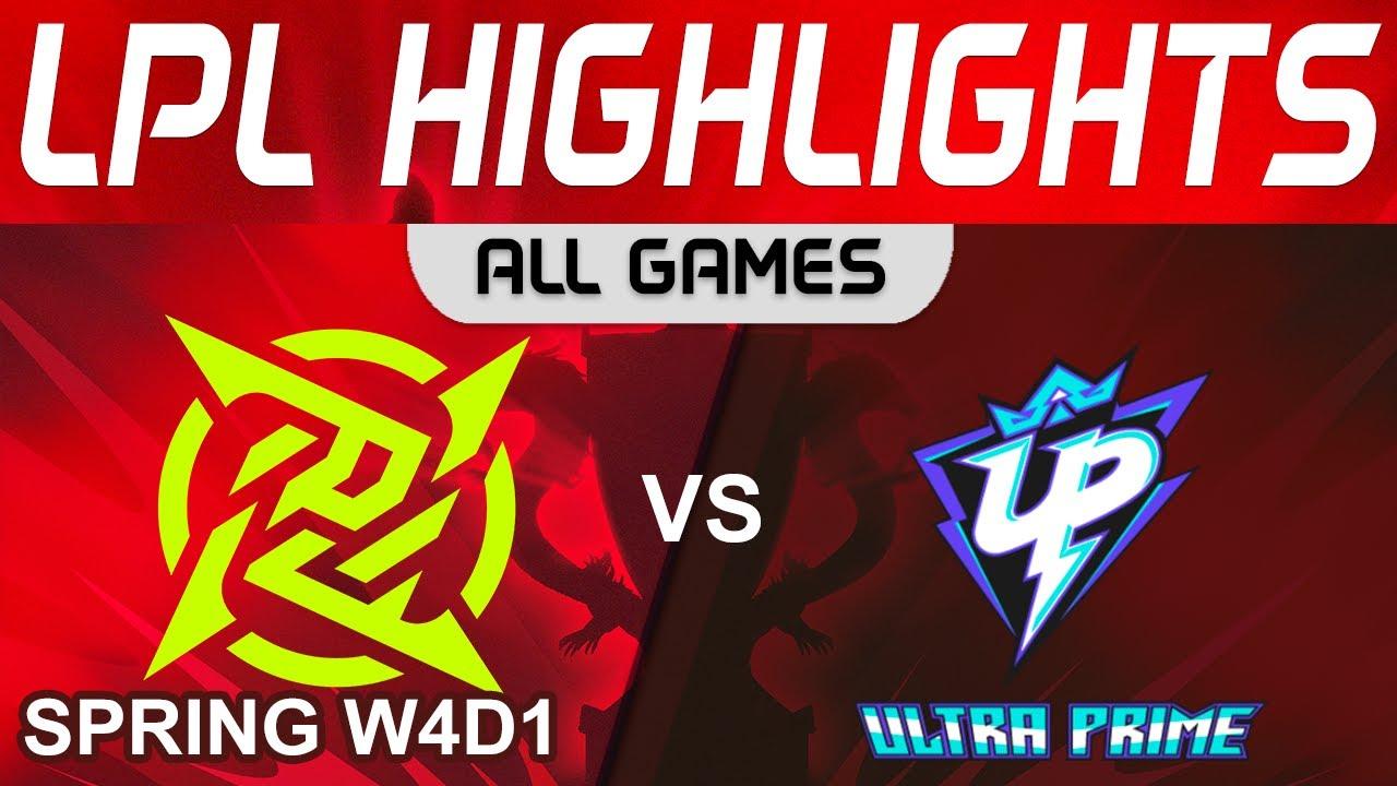 NIP vs UP Highlights ALL GAMES LPL Spring Split 2024 Ninjas in Pyjamas vs Ultra Prime by Onivia thumbnail