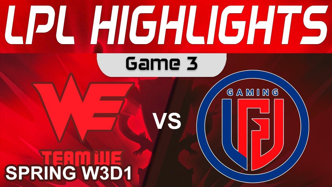 WE vs LGD Highlights Game 3 LPL Spring Split 2024 Team WE vs LGD Gaming by Onivia thumbnail