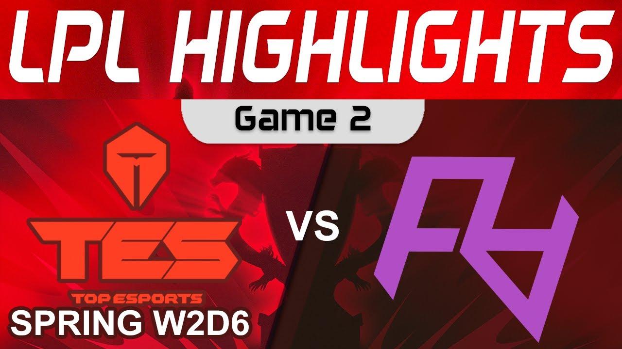 TES vs RA Highlights Game 2 LPL Spring Split 2024 Top Esports vs Rare Atom by Onivia thumbnail