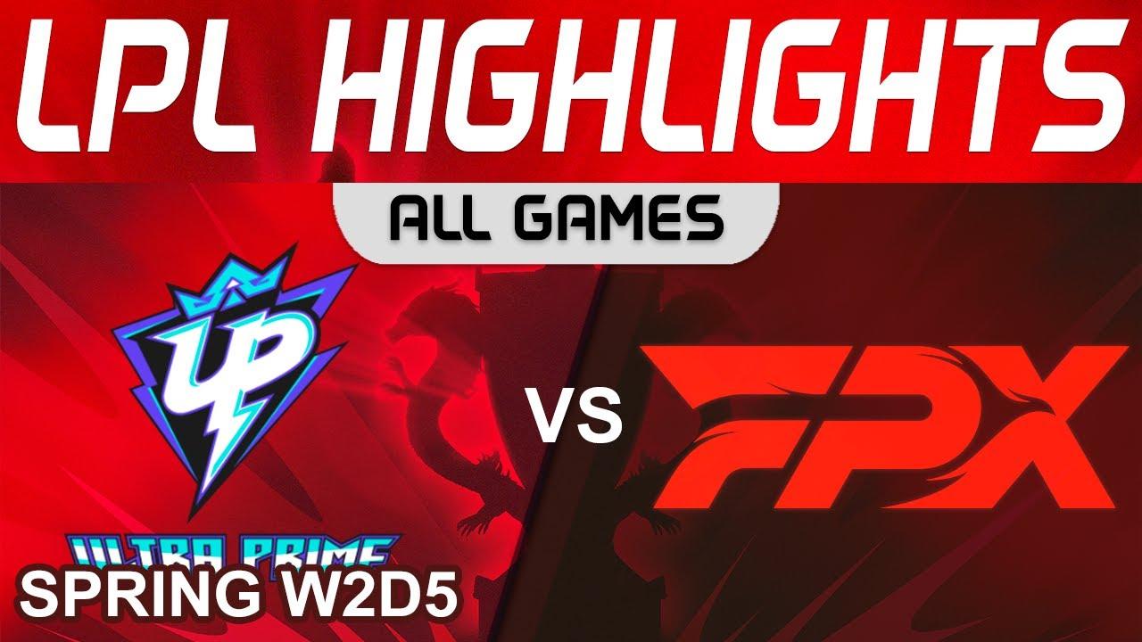 UP vs FPX Highlights ALL GAMES LPL Spring Split 2024 Ultra Prime vs FunPlus Phoenix by Onivia thumbnail