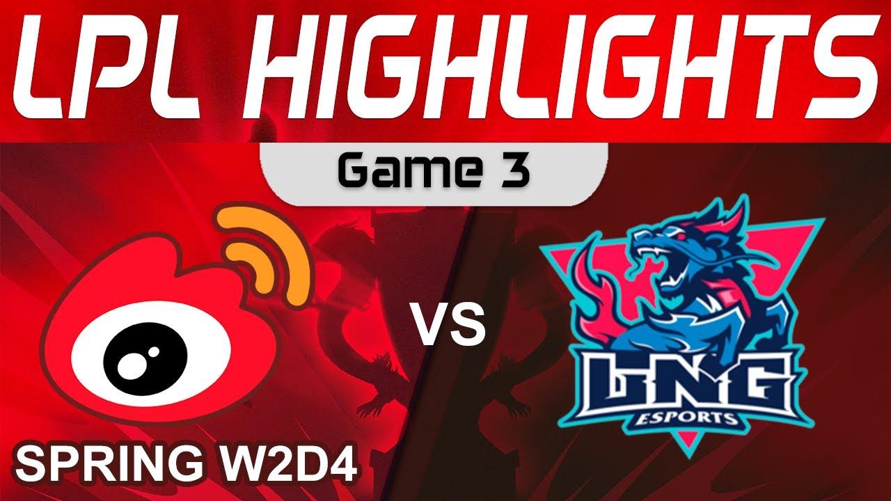 WBG vs LNG Highlights Game 3 LPL Spring Split 2024 Weibo Gaming vs LNG Esports by Onivia thumbnail