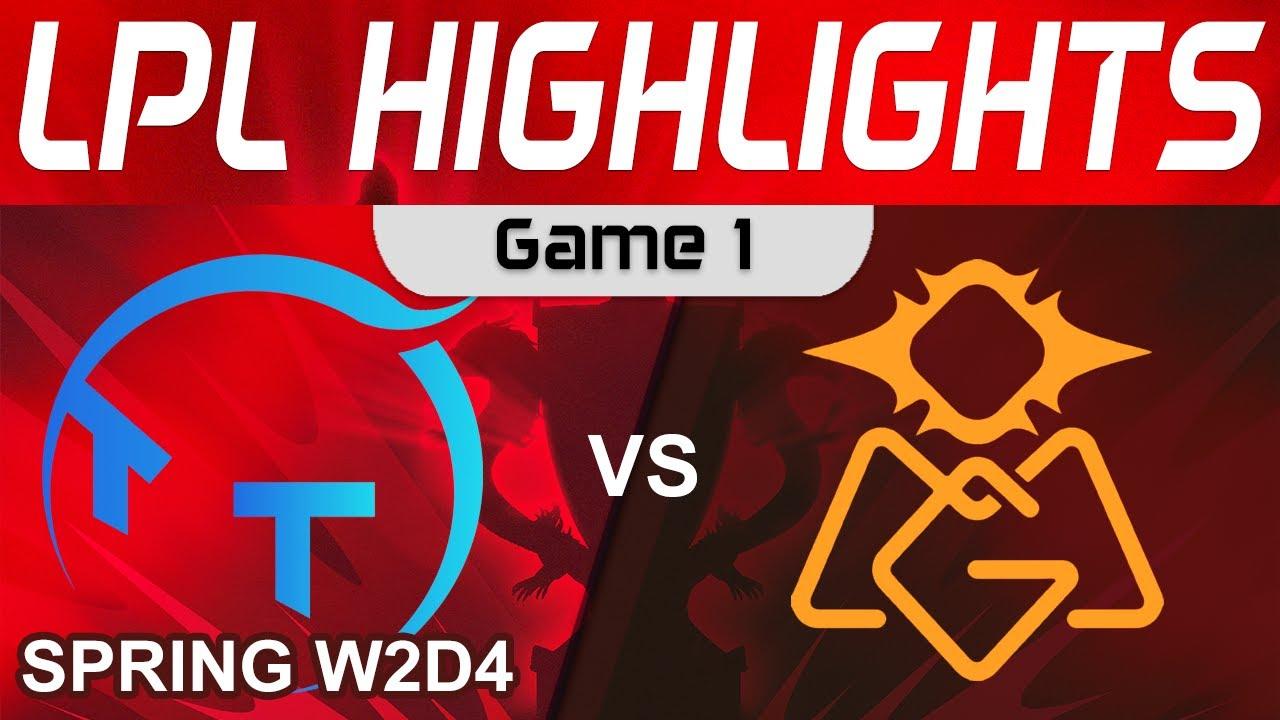 TT vs OMG Highlights Game 1 LPL Spring Split 2024 TT Gaming vs Oh My God by Onivia thumbnail