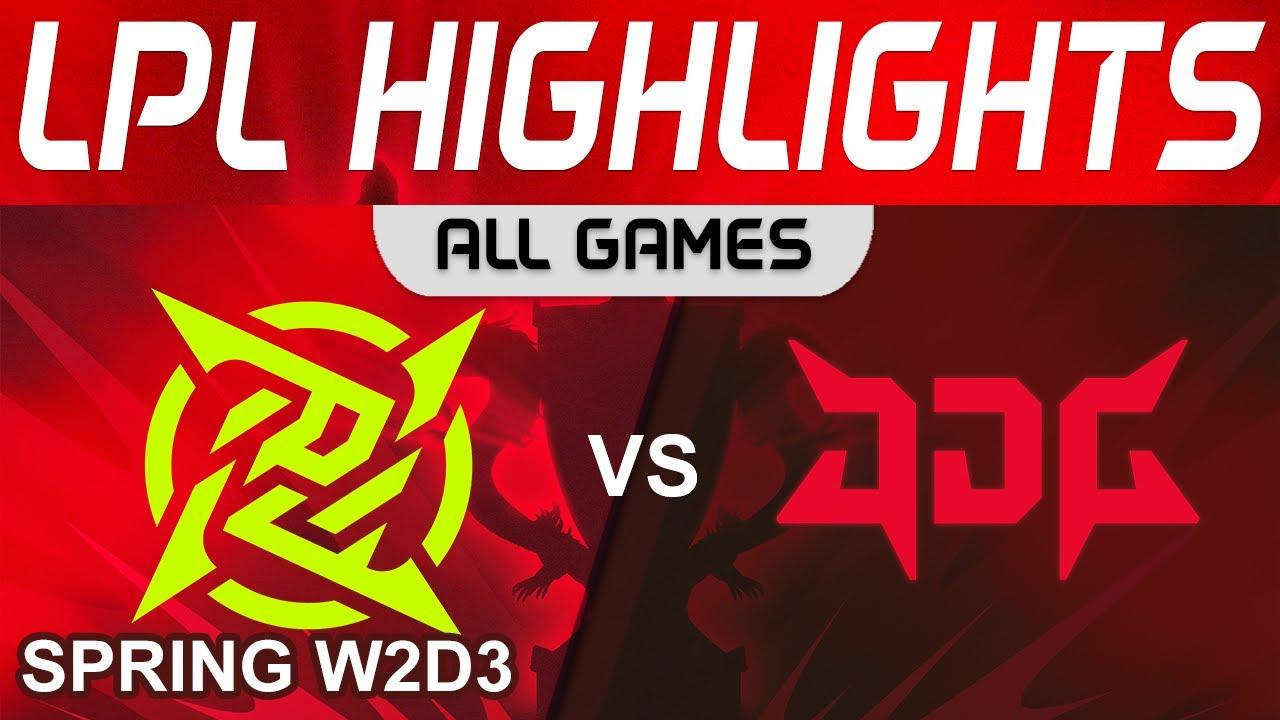 NIP vs JDG Highlights ALL GAMES LPL Spring Split 2024 Ninjas in Pyjamas vs JD Gaming by Onivia thumbnail