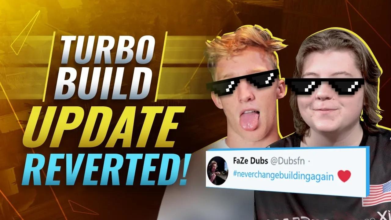 Why EPIC Reverted *TURBO BUILDING* in Fortnite - Updated Reverted thumbnail