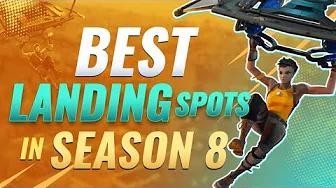 4 Landing Spots for CONSISTENT WINS in Fortnite Season 8 - Tips and Tricks thumbnail