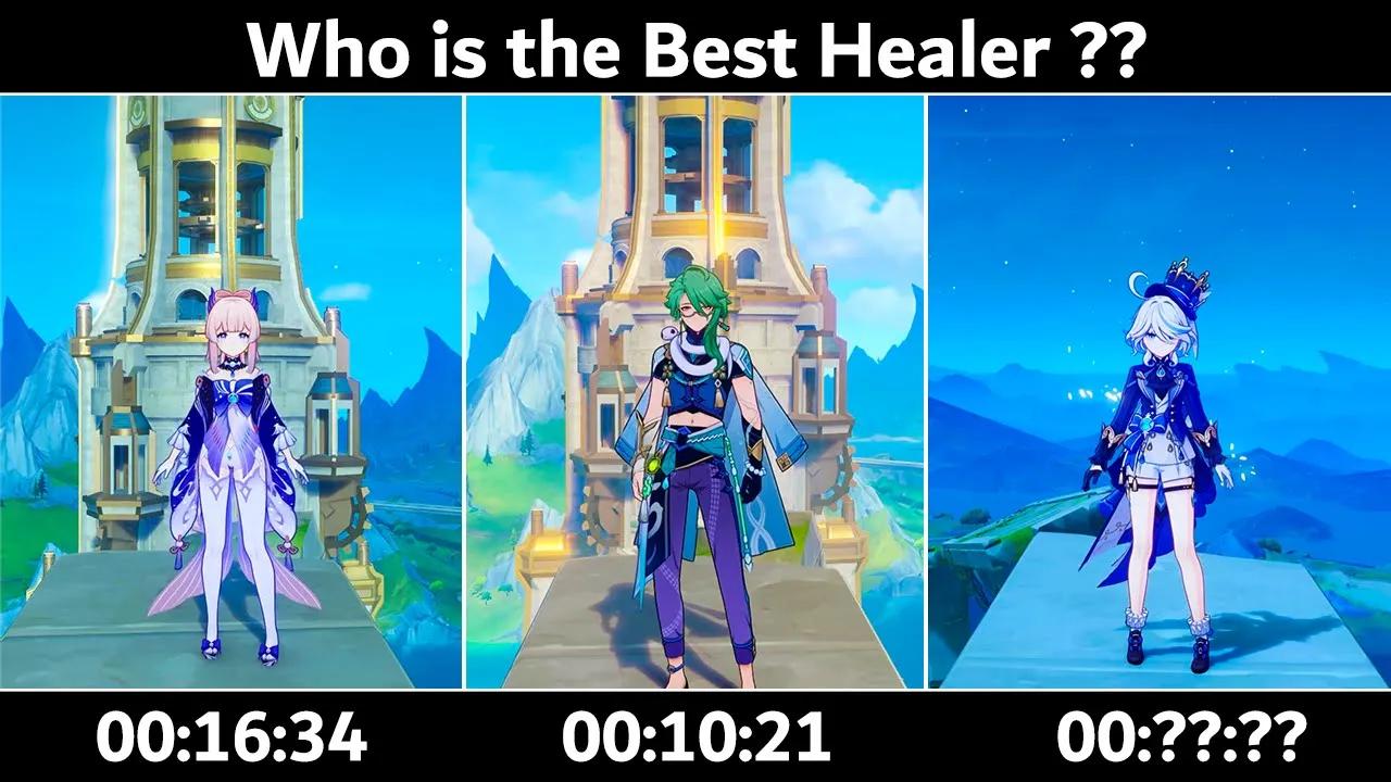 Furina vs Baizhu vs Kokomi! Who is Best Healer ?? Healing gameplay comparison! thumbnail