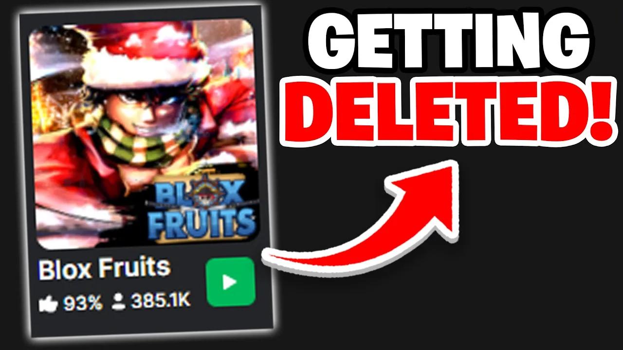 ROBLOX BLOX FRUITS IS GETTING DELETED! *THE END* thumbnail