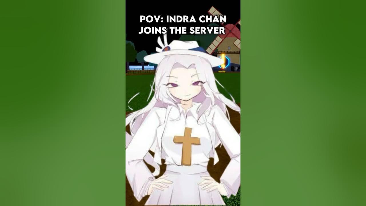 Indra Chan Joined Your Server 😳 #bloxfruits thumbnail