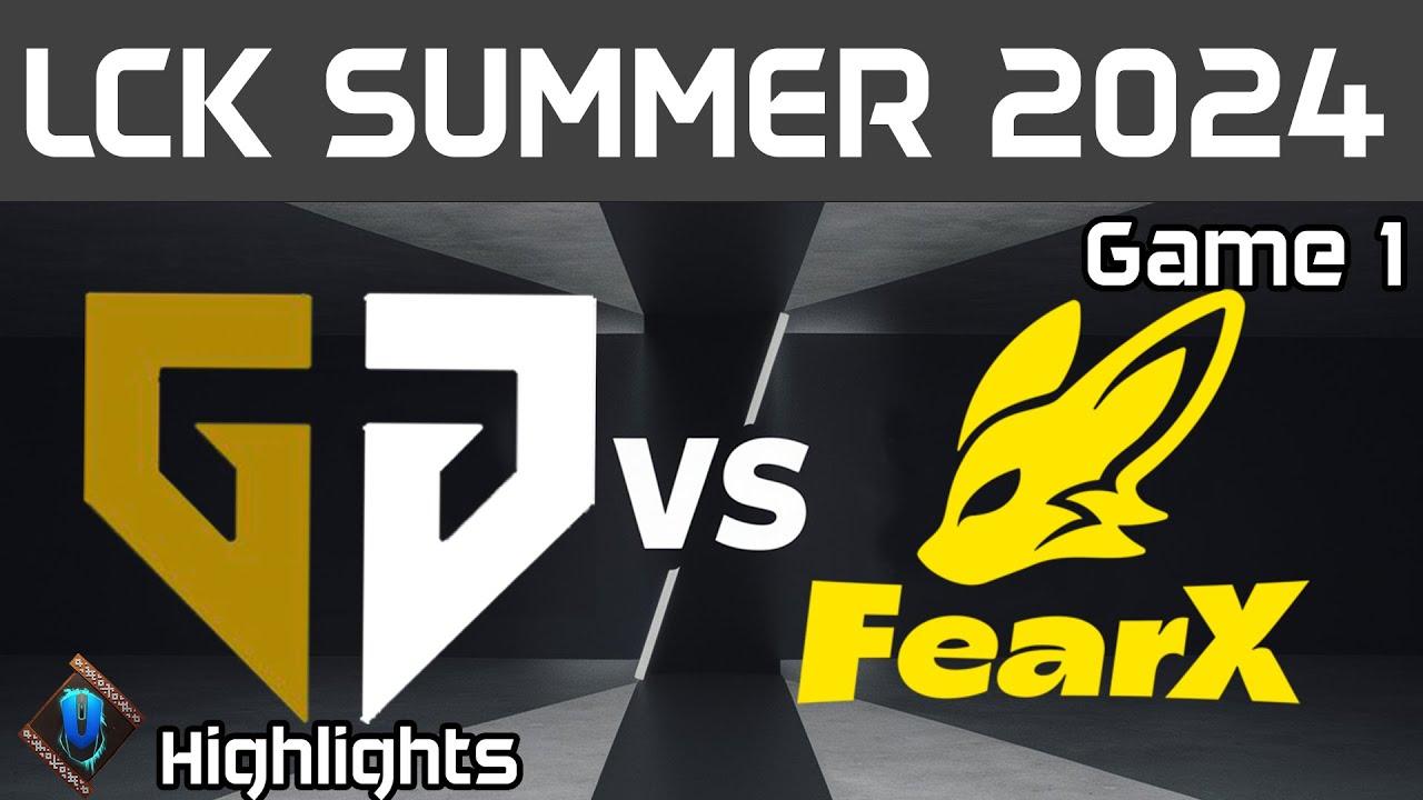 GEN vs FOX Highlights Game 1 | LCK Summer 2024 | Gen.G vs BNK FearX by Onivia thumbnail