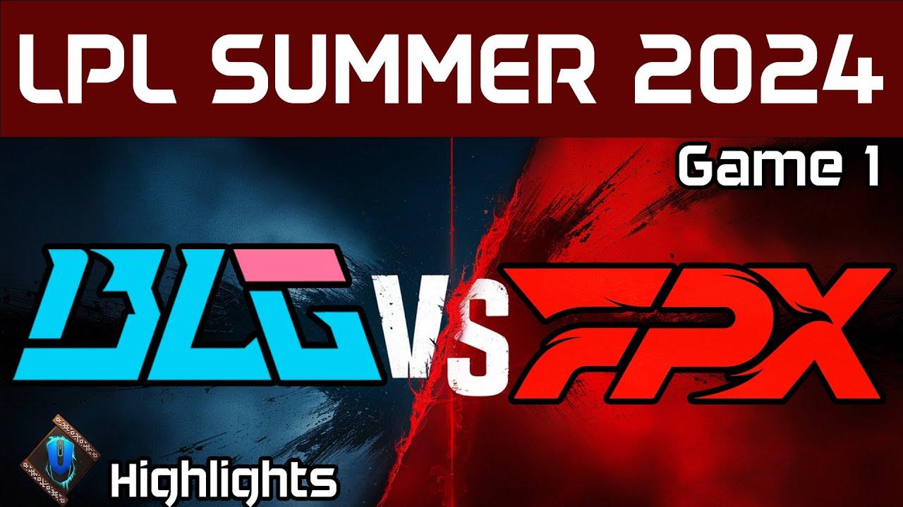 BLG vs FPX Highlights Game 1 | LPL Summer 2024 | Bilibili Gaming vs FunPlus Phoenix by Onivia thumbnail