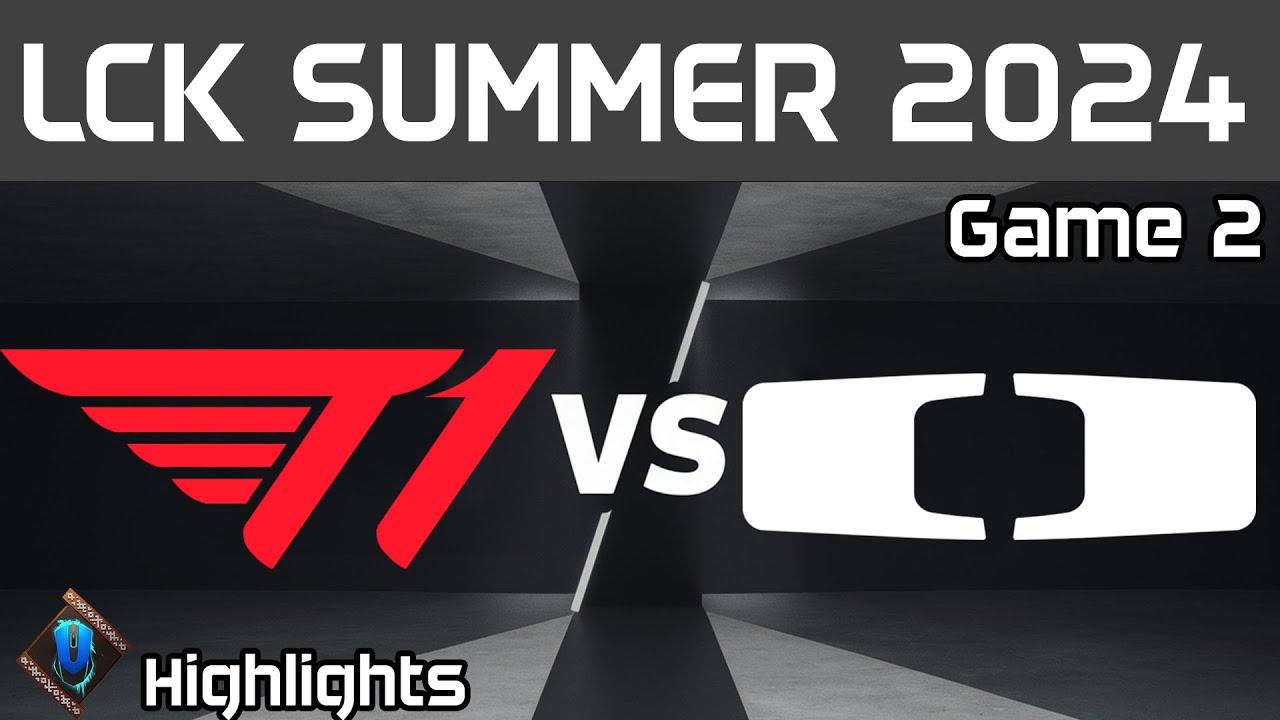 T1 vs DK Highlights Game 2 | LCK Summer 2024 | T1 vs Dplus KIA by Onivia thumbnail