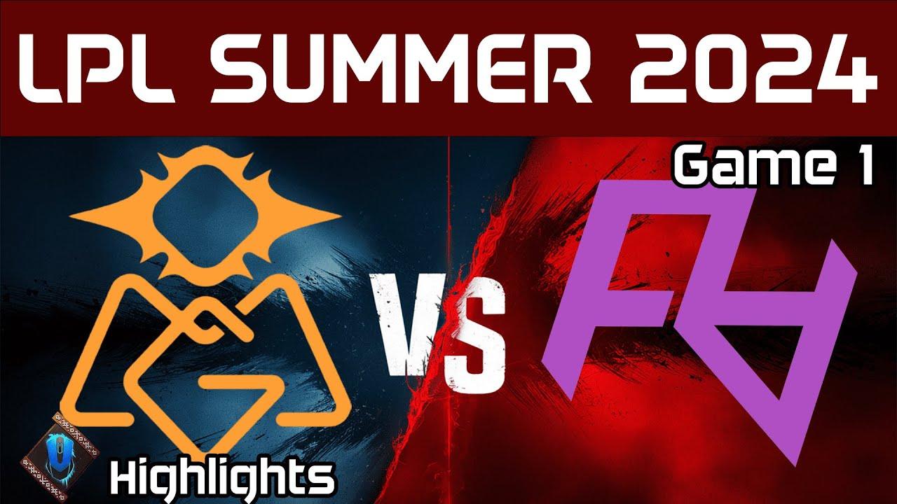 OMG vs RA Highlights Game 1 | LPL Summer 2024 | Oh My God vs Rare Atom by Onivia thumbnail