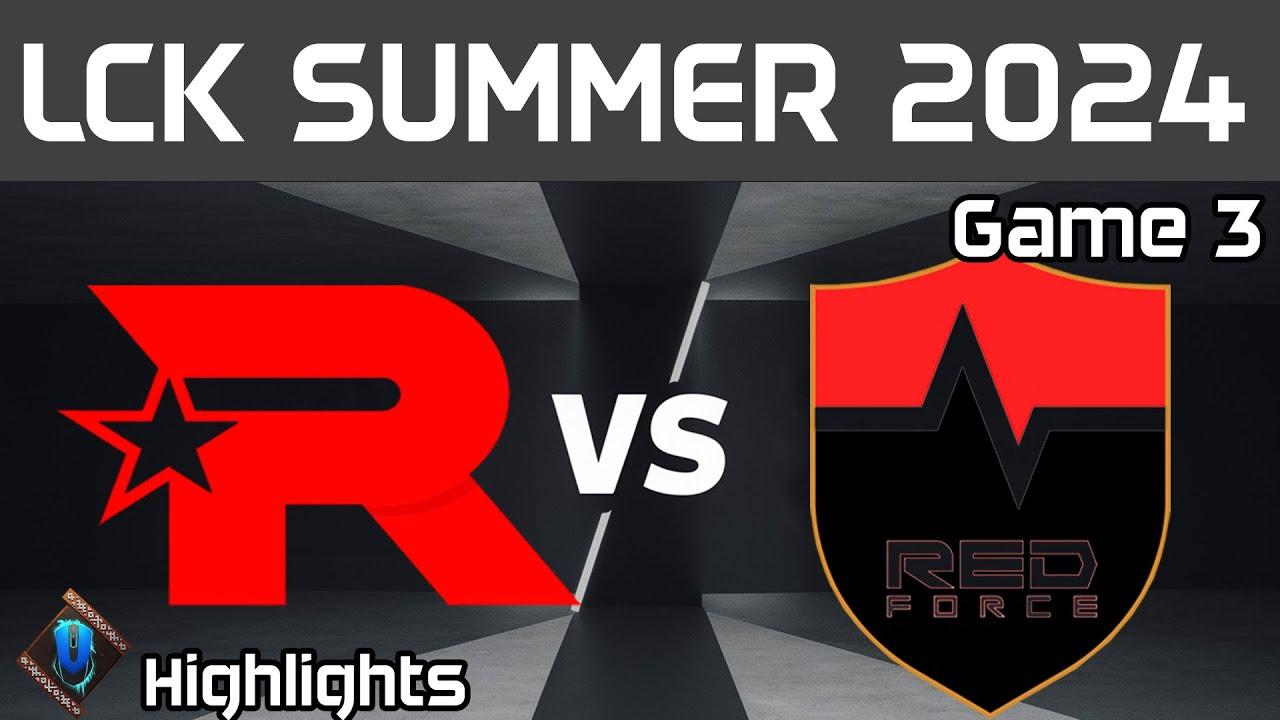 KT vs NS Highlights Game 3 | LCK Summer 2024 | KT Rolster vs NS RedForce by Onivia thumbnail