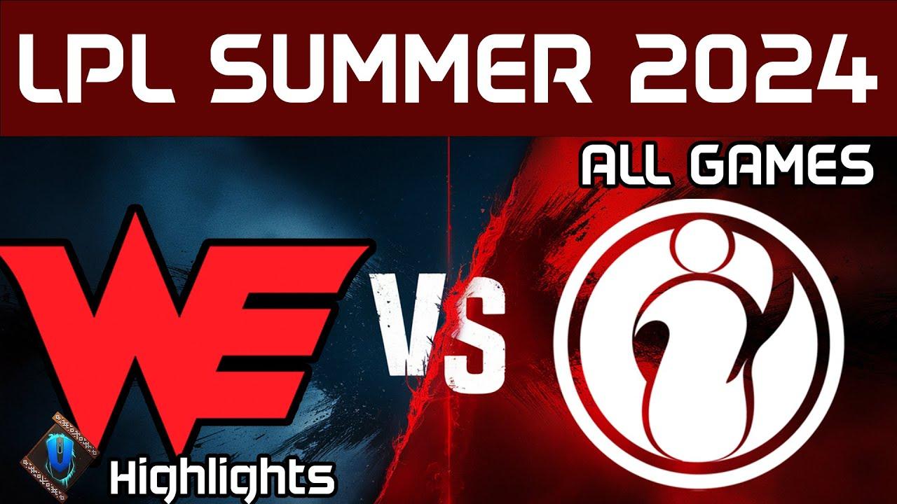 WE vs IG Highlights ALL GAMES | LPL Summer 2024 | Team WE vs Invictus Gaming by Onivia thumbnail