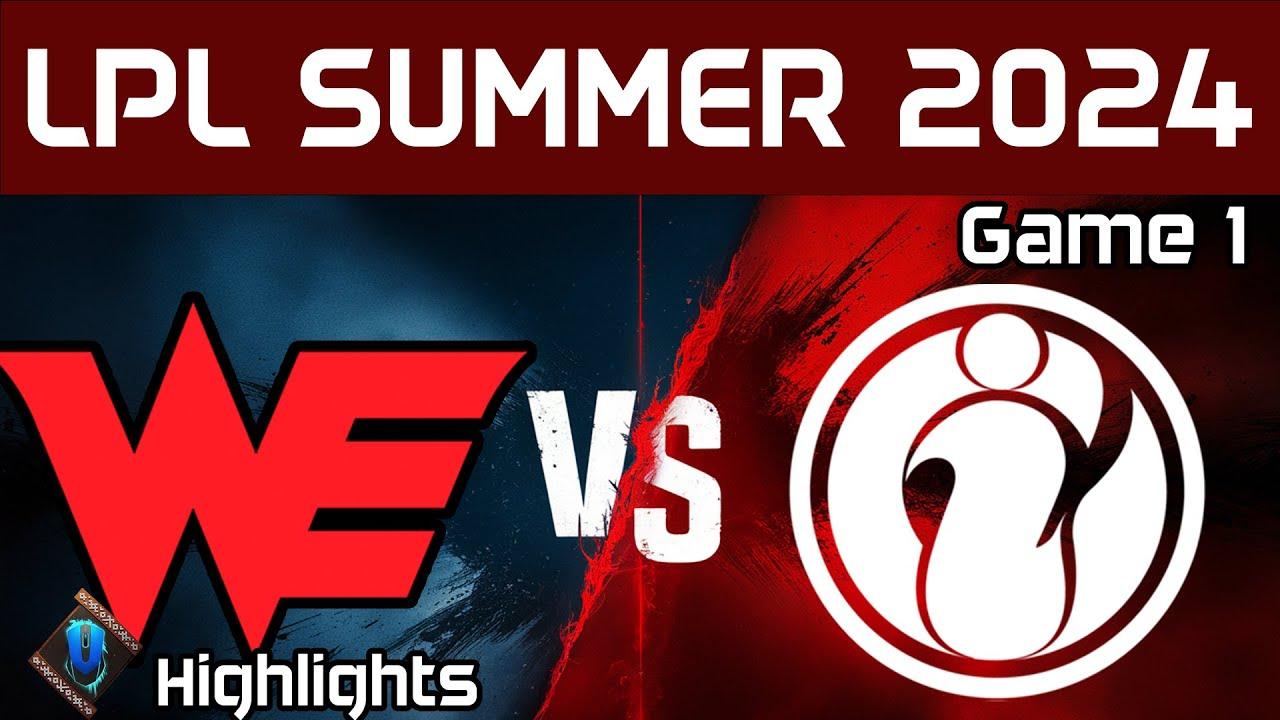 WE vs IG Highlights Game 1 | LPL Summer 2024 | Team WE vs Invictus Gaming by Onivia thumbnail