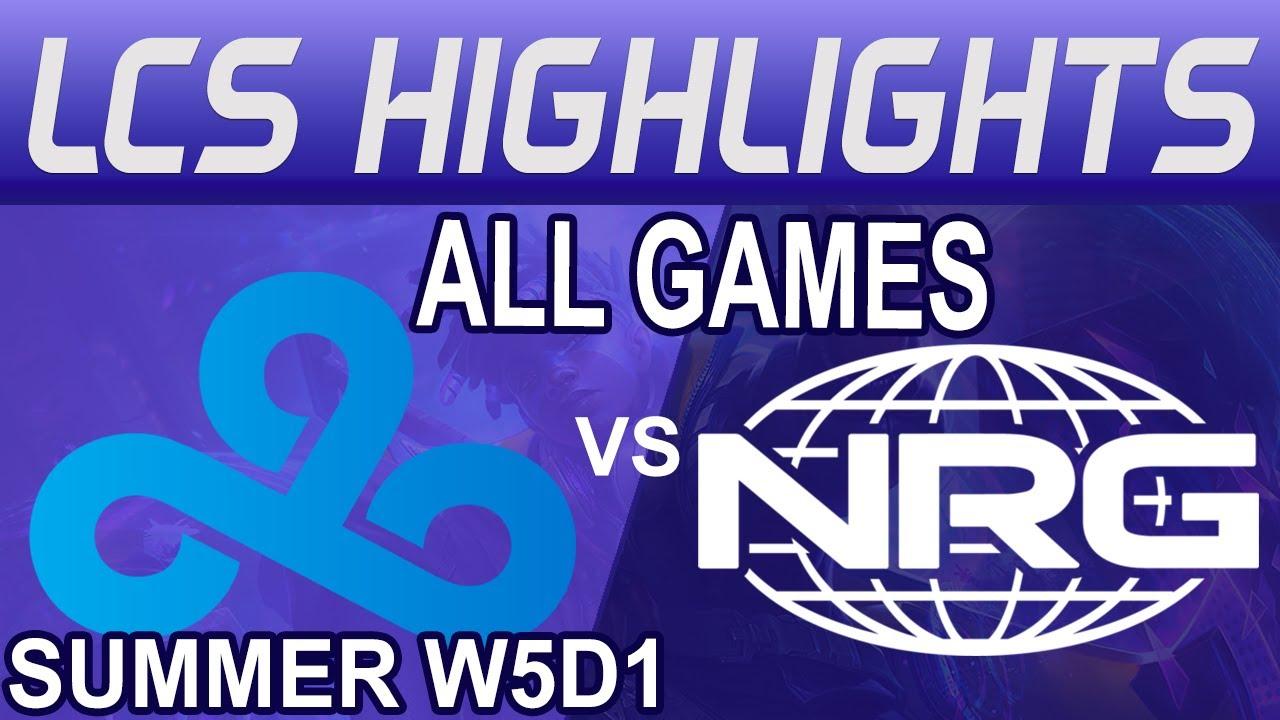 C9 vs NRG Highlights ALL GAMES | LCS Summer W5D1 2024 | Cloud9 vs NRG by Onivia thumbnail