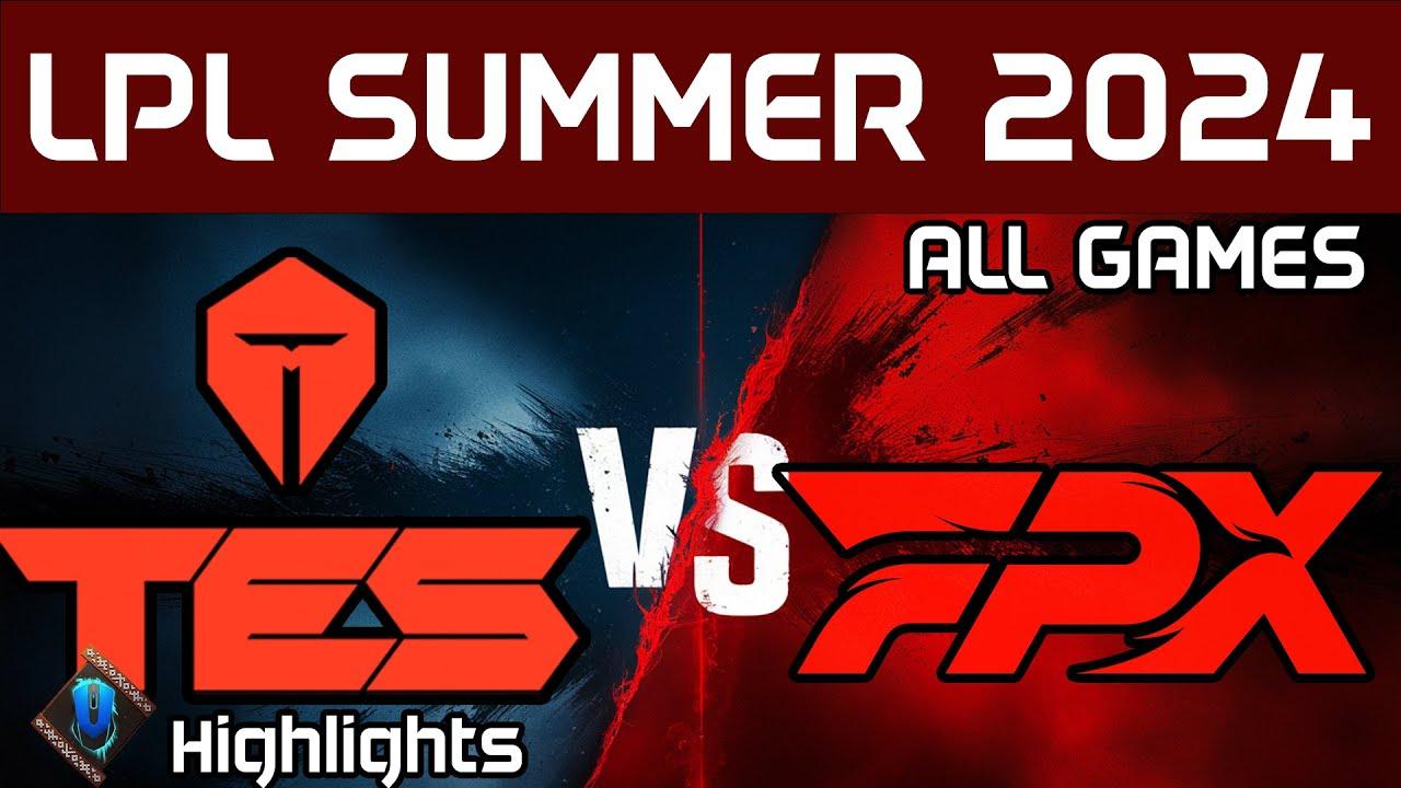 TES vs FPX Highlights ALL GAMES LPL Summer 2024 Top Esports vs FunPlus Phoenix by Onivia thumbnail