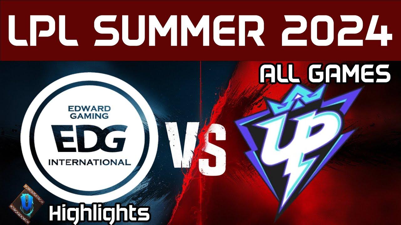 EDG vs UP Highlights ALL GAMES LPL Summer 2024 EDward Gaming vs Ultra Prime by Onivia thumbnail