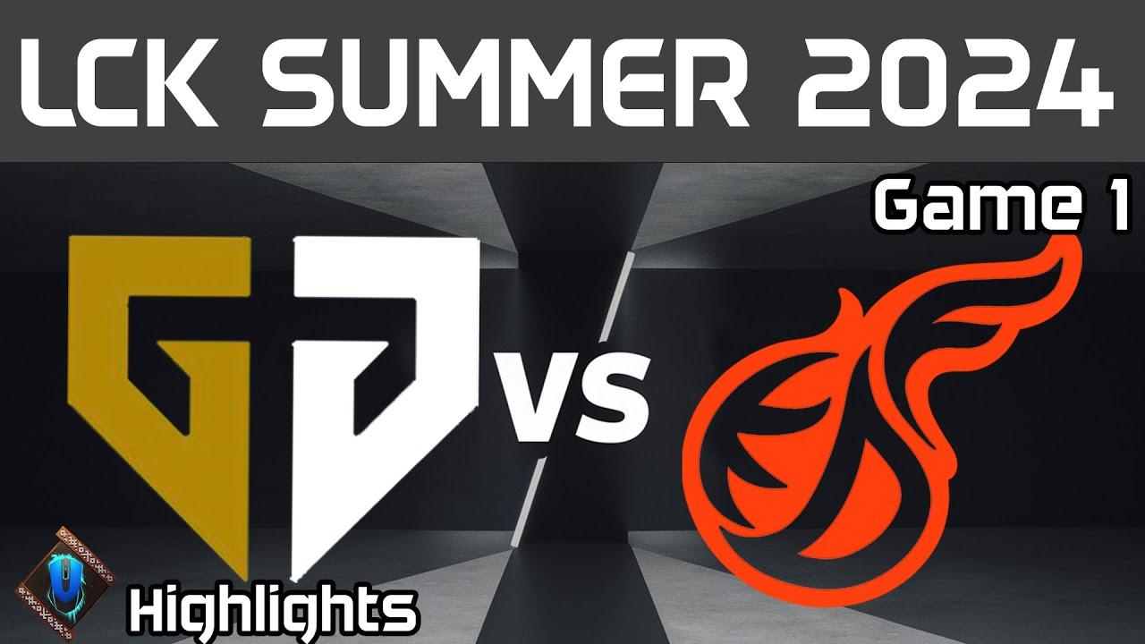 GEN vs KDF Highlights Game 1 LCK Summer 2024 Gen.G vs Kwangdong Freecs by Onivia thumbnail