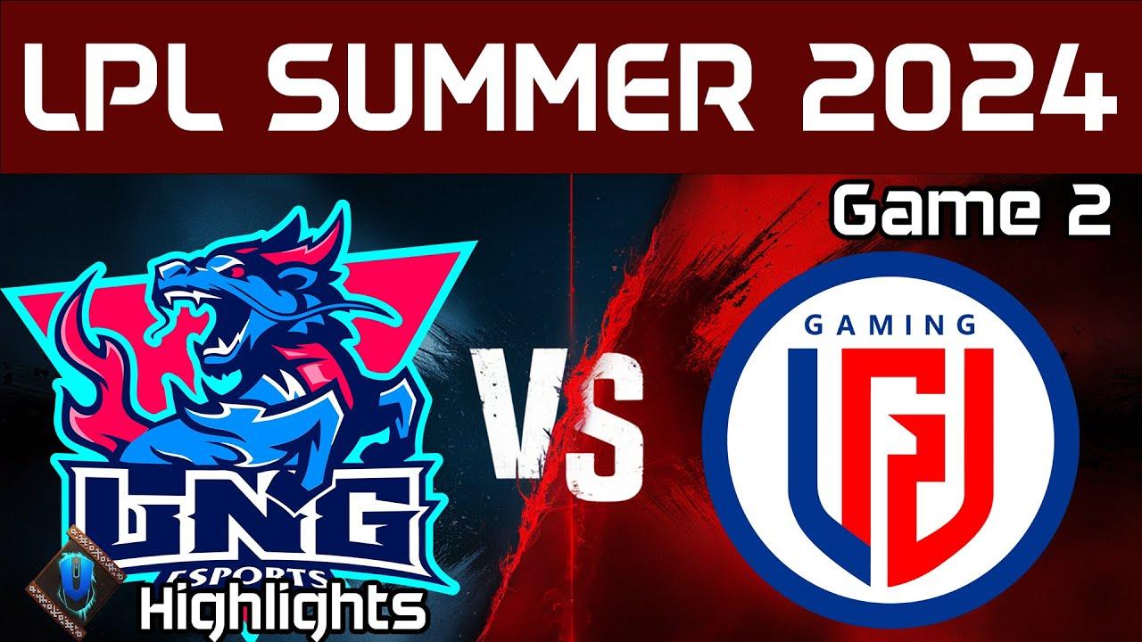 LNG vs LGD Highlights Game 2 LPL Summer 2024 LNG Esports vs LGD Gaming by Onivia thumbnail