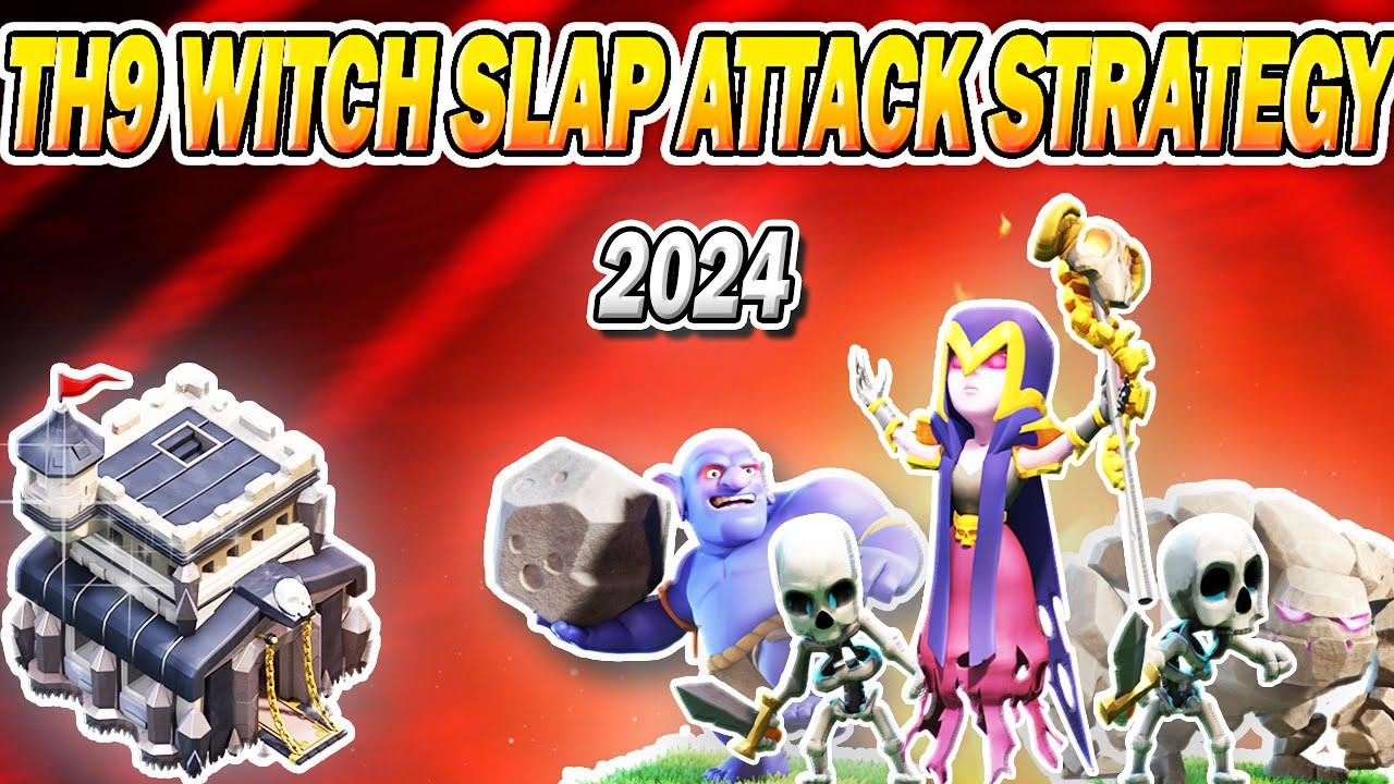 TH9 Witch Slap Attack Strategy | Best Town Hall 9 Army (Clash of Clans) thumbnail