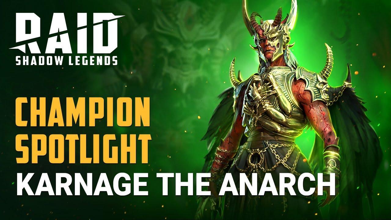 RAID: Shadow Legends | Champion Spotlight | Karnage the Anarch thumbnail