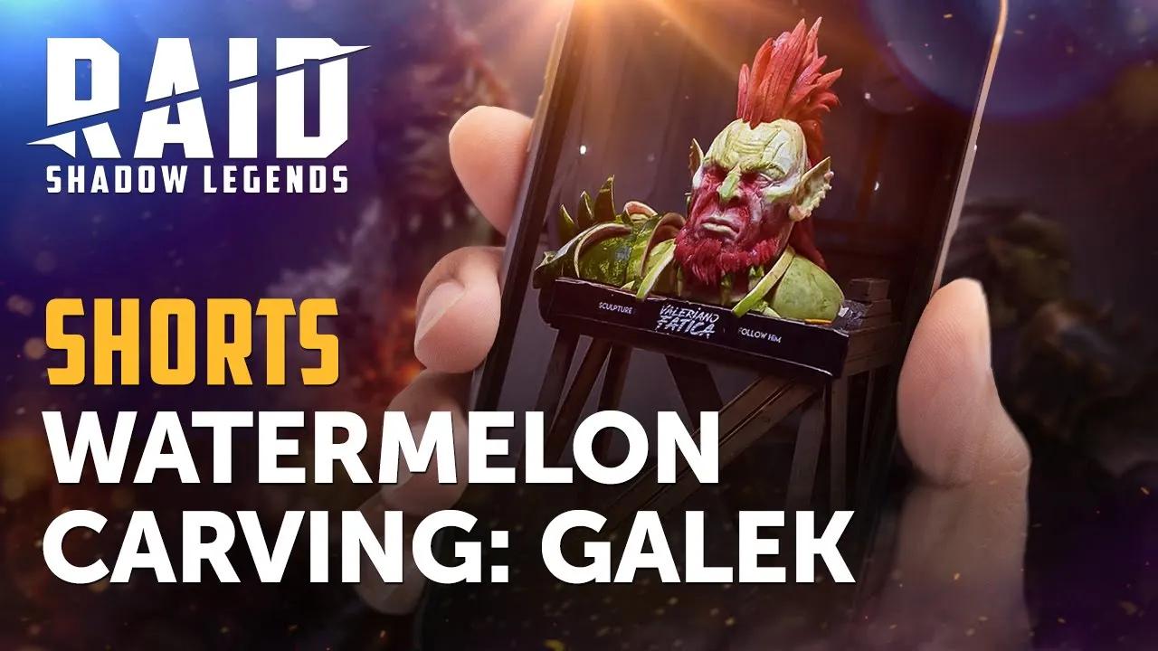 RAID: Shadow Legends | Watermelon Carving: Galek | Shorts thumbnail