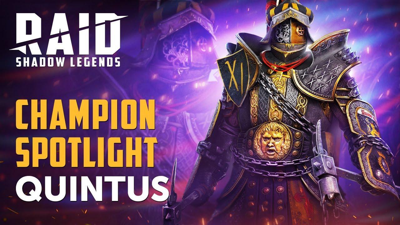 RAID: Shadow Legends | Champion Spotlight | Quintus the Triumphant thumbnail