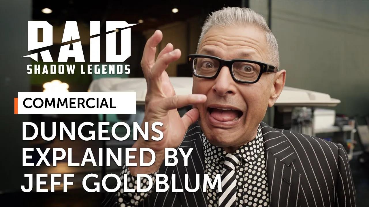 RAID: Shadow Legends | Dungeons Explained by Jeff Goldblum (Official Commercial) thumbnail